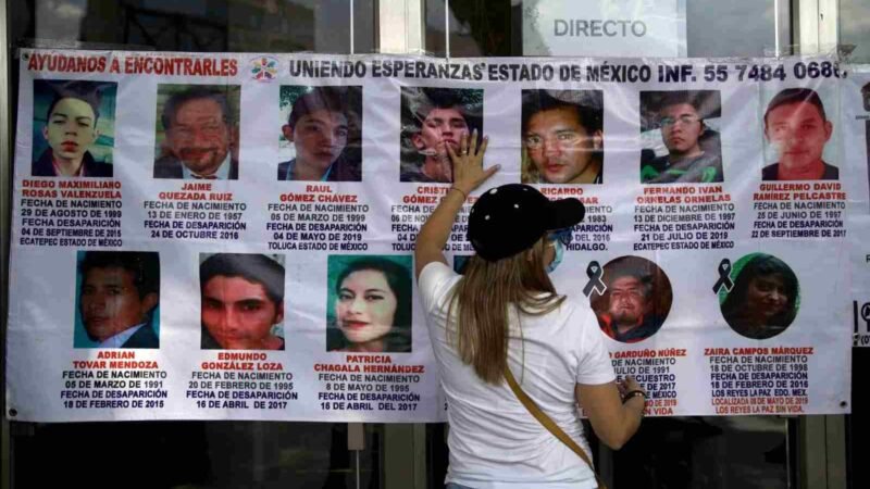 SUMAN MÁS DE 111 MIL PERSONAS DESAPARECIDAS EN MÉXICO