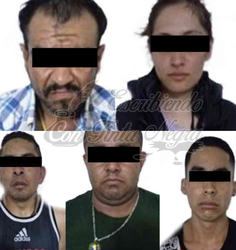 DETIENEN A 5 CON DROGA