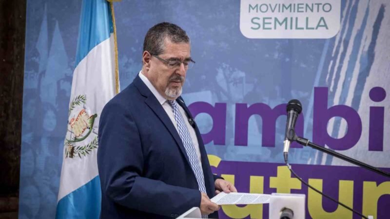 PRESIDENTE ELECTO DE GUATEMALA ACUSA PLAN DE GOLPE DE ESTADO EN CURSO