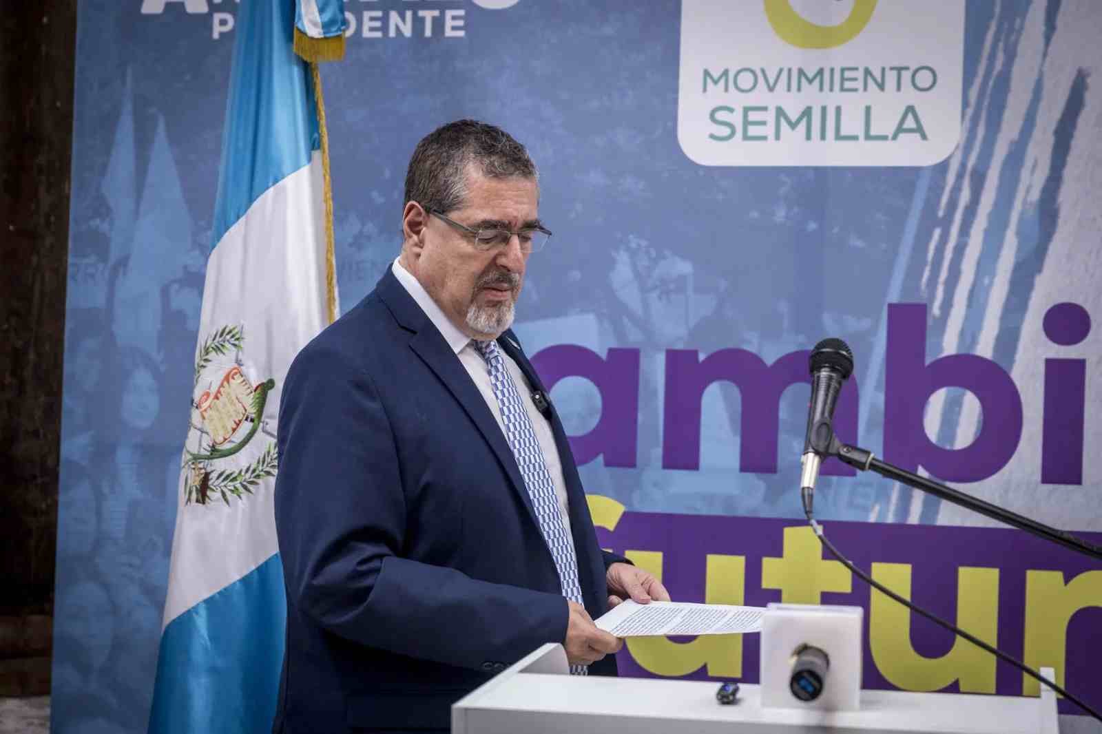PRESIDENTE ELECTO DE GUATEMALA ACUSA PLAN DE GOLPE DE ESTADO EN CURSO