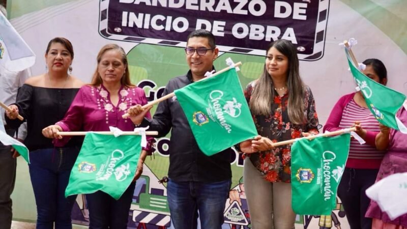 ERNESTO RUIZ PONE EN MARCHA OBRA EN TETLA