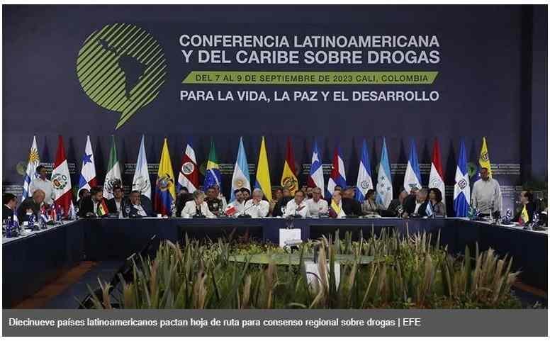 PACTAN 19 PAÍSES LATINOS ‘HOJA DE RUTA’ PARA ENFRENTAR DESAFÍOS DE DROGAS