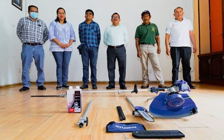 EQUIPAN AL ÁREA DE SERVICIOS MUNICIPALES