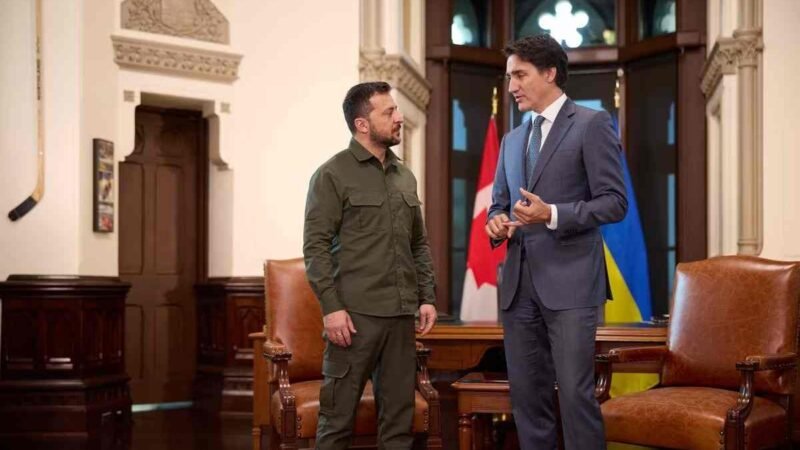 ZELENSKY VISITA A CANADÁ, SU ALIADO CERCANO, DESPUÉS DE SU VIAJE A EU