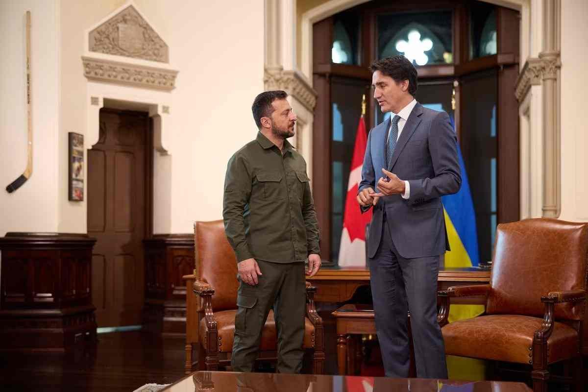 ZELENSKY VISITA A CANADÁ, SU ALIADO CERCANO, DESPUÉS DE SU VIAJE A EU