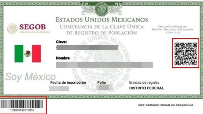 COMISIONES DE SENADO APRUEBAN CURP CON FOTOGRAFÍA