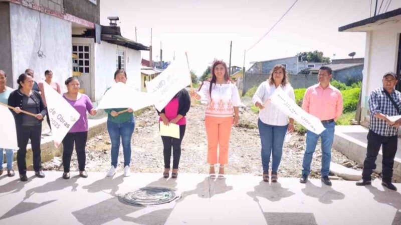 ARRANCA ÚLTIMA ETAPA DE PAVIMENTACIÓN DE AVENIDA DE CALCAHUALCO