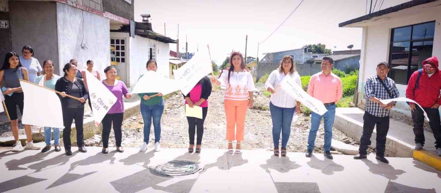 ARRANCA ÚLTIMA ETAPA DE PAVIMENTACIÓN DE AVENIDA DE CALCAHUALCO