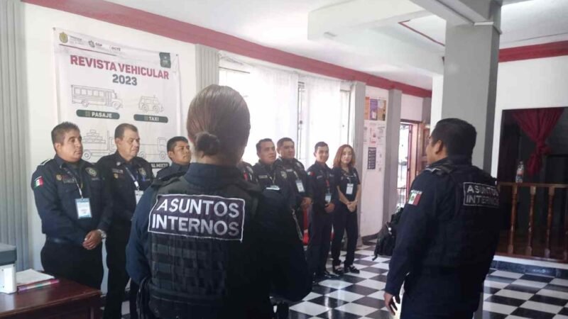 ASUNTOS INTERNOS SUPERVISA A ELEMENTOS EN ZONA NORTE