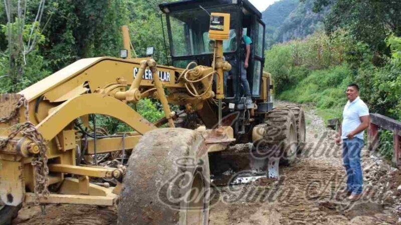 ARRANCA PAVIMENTACIÓN DEL CAMINO ATEOPA-TEANQUISCO