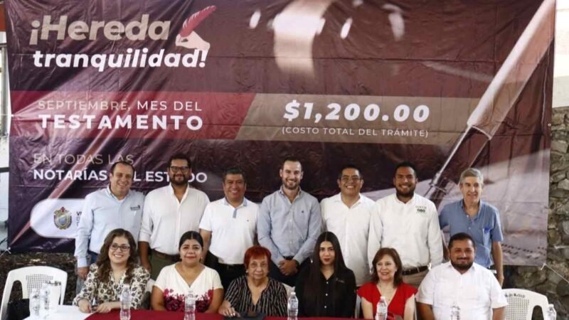 INICIA CAMPAÑA “SEPTIEMBRE MES DE TESTAMENTO”