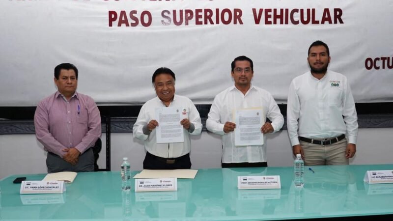ESTABLECE FORTÍN Y CÓRDOBA CONVENIO DE COLABORACIÓN PARA ELABORACIÓN DEL PROYECTO EJECUTIVO DEL PASO SUPERIOR VEHICULAR