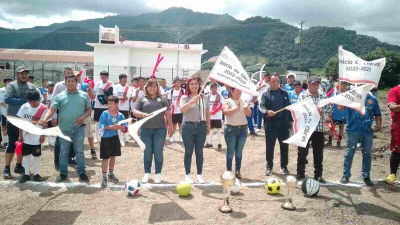 ARRANCA CONSTRUCCIÓN DE CLUB DEPORTIVO MUNICIPAL DE CALCAHUALCO