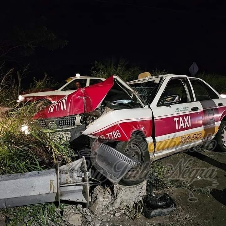CHOCA EBRIO TAXISTA