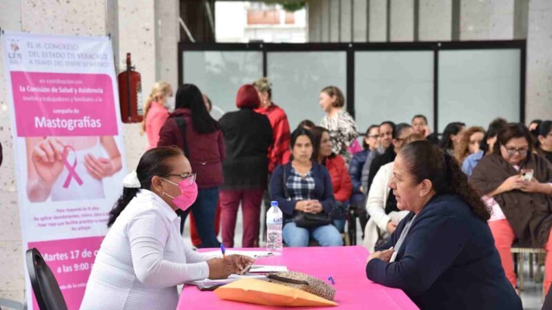 REALIZAN JORNADA DE MASTOGRAFÍAS