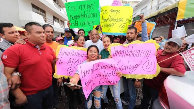 LOS VERACRUZANOS RECONOCEN MI ARRAIGO PARA GANAR LA ENCUESTA Y CONTINUAR LA TRANSFORMACIÓN: ERIC CISNEROS