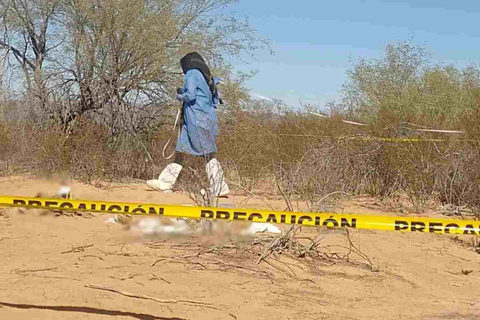 COLECTIVOS LOCALIZAN FOSA CLANDESTINA EN SONORA