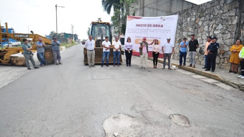 VENTURA DEMUNER PONE EN MARCHA REHABILITACIÓN DE AVENIDA 6