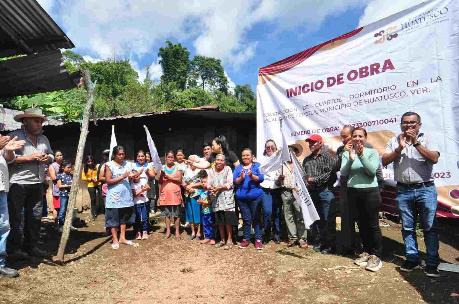 CONSTRUYEN CUARTOS-DORMITORIOS EN HUATUSCO