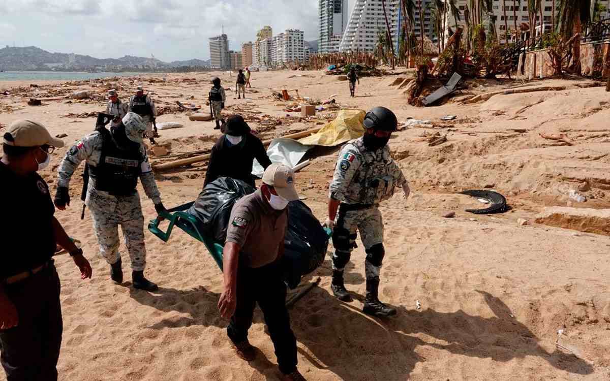 SUMAN 39 MUERTOS POR EL IMPACTO DEL HURACÁN OTIS EN GUERRERO