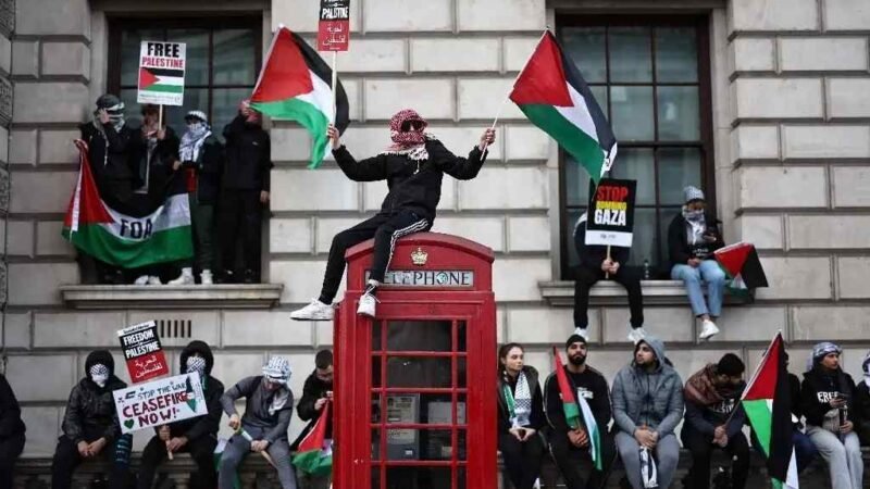 PROTESTAN EN VARIAS CIUDADES DEL MUNDO EN APOYO A PALESTINOS