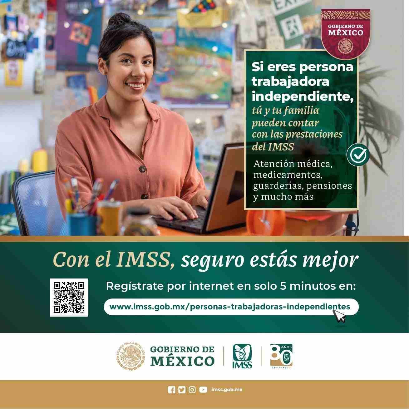 OFRECE IMSS SEGURO A TRABAJADORES INDEPENDIENTES