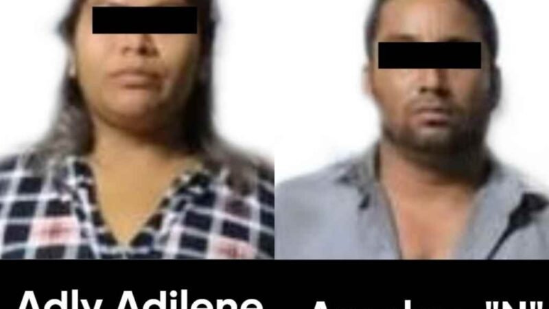 DETIENEN A PAREJA CON ARMA DE FUEGO