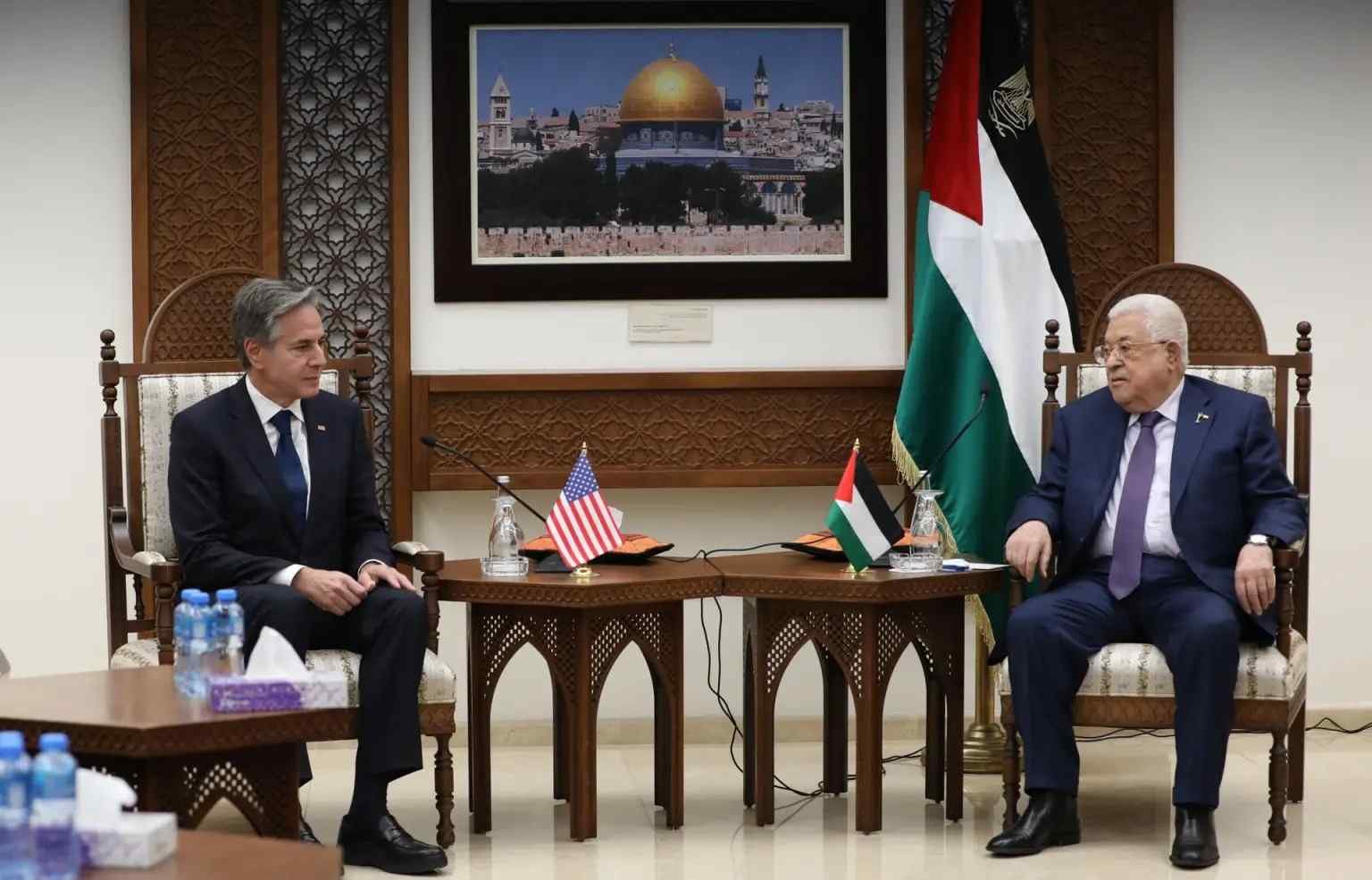 ABÁS PIDE A BLINKEN EL “FIN INMEDIATO” A LA GUERRA CONTRA GAZA