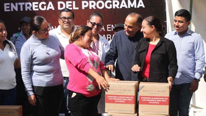 ENTREGA DIF DE HUATUSCO APOYOS DEL PROGRAMA “LOS PRIMEROS MIL DÍAS”