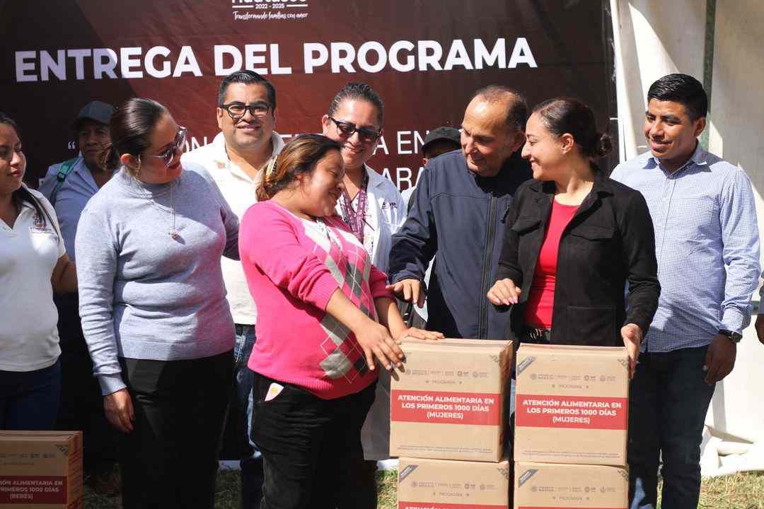 ENTREGA DIF DE HUATUSCO APOYOS DEL PROGRAMA “LOS PRIMEROS MIL DÍAS”