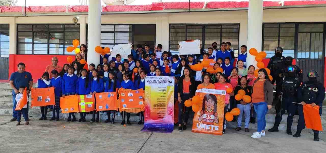 CONMEMORAN DÍA NARANJA EN CALCAHUALCO