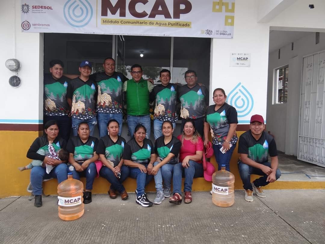 PONEN EN FUNCIONAMIENTO MÓDULO COMUNITARIO DE AGUA PURIFICADA