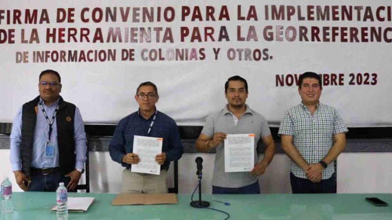 FIRMA CONVENIO AYUNTAMIENTO CON INEGI