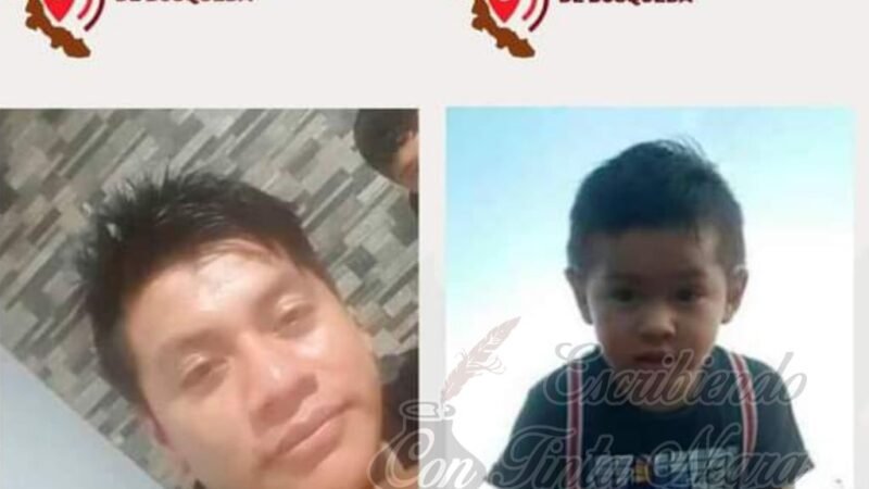 DESAPARECEN PADRE E HIJO