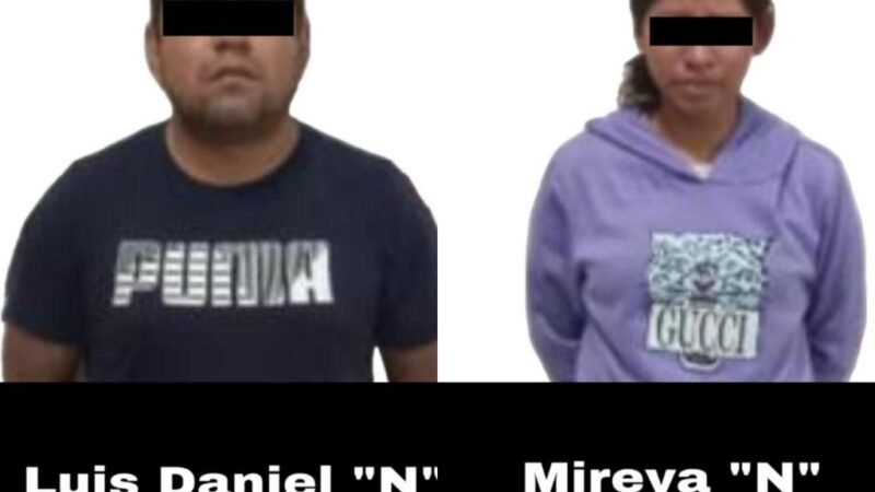 CAE PAREJA CON ARMA Y DROGA