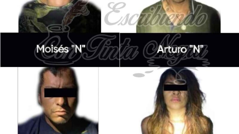 DETIENEN A CUATRO CON ARMAS Y DROGA