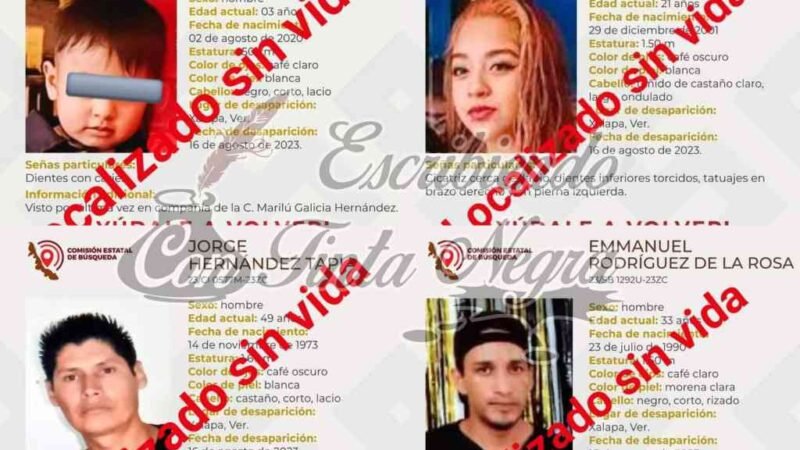 ENCUENTRAN A MUJER Y A SU HIJO EN FOSA CLANDESTINA