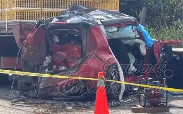 MUEREN DOS EN BRUTAL CHOQUE