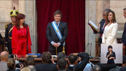 JAVIER MILEI JURA COMO PRESIDENTE DE ARGENTINA