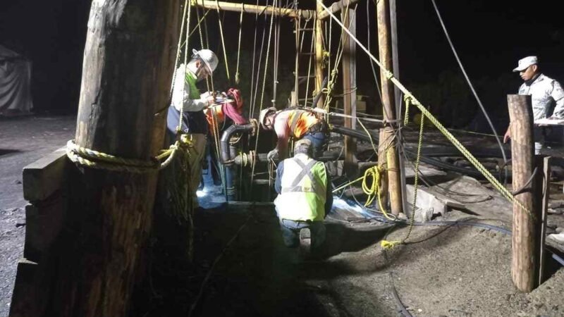 INICIAN TAREAS DE RECUPERACIÓN DE MINEROS DE EL PINABETE