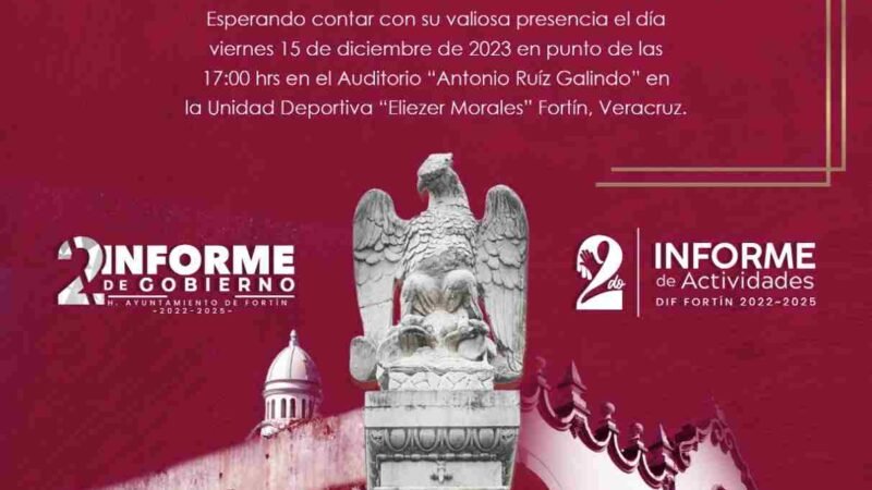 INVITAN AUTORIDADES A PRESENCIAR EL SEGUNDO INFORME DE GOBIERNO