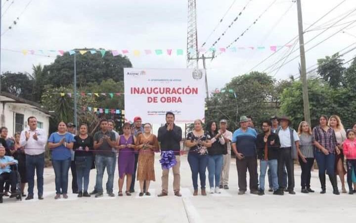 ALCALDE INAUGURA OBRA EN POTRERO NUEVO