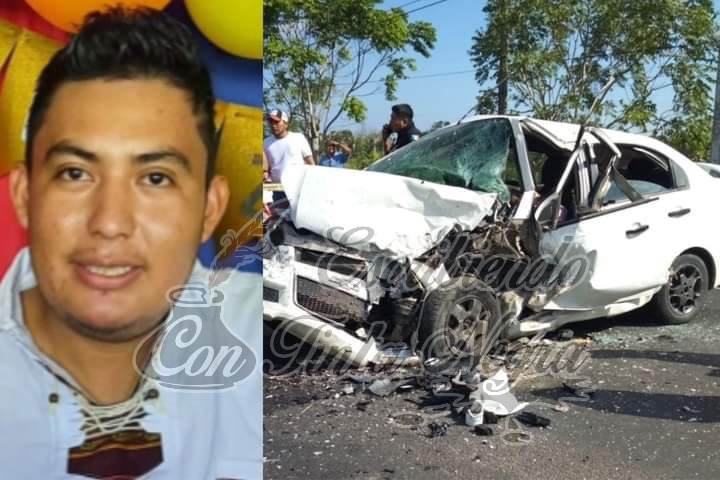 TRAGEDIA DE AÑO NUEVO; MUEREN PADRE E HIJO EN ACCIDENTE