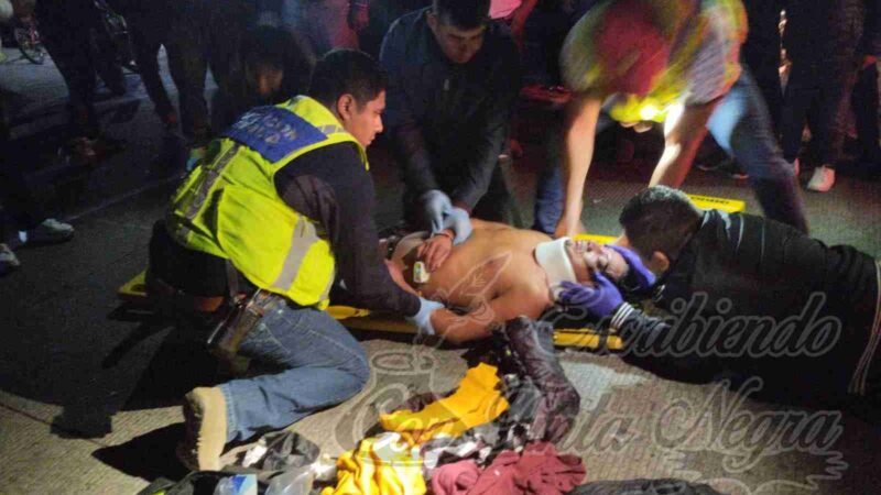 DERRAPA EBRIO MOTOCICLISTA EN COSCOMATEPEC