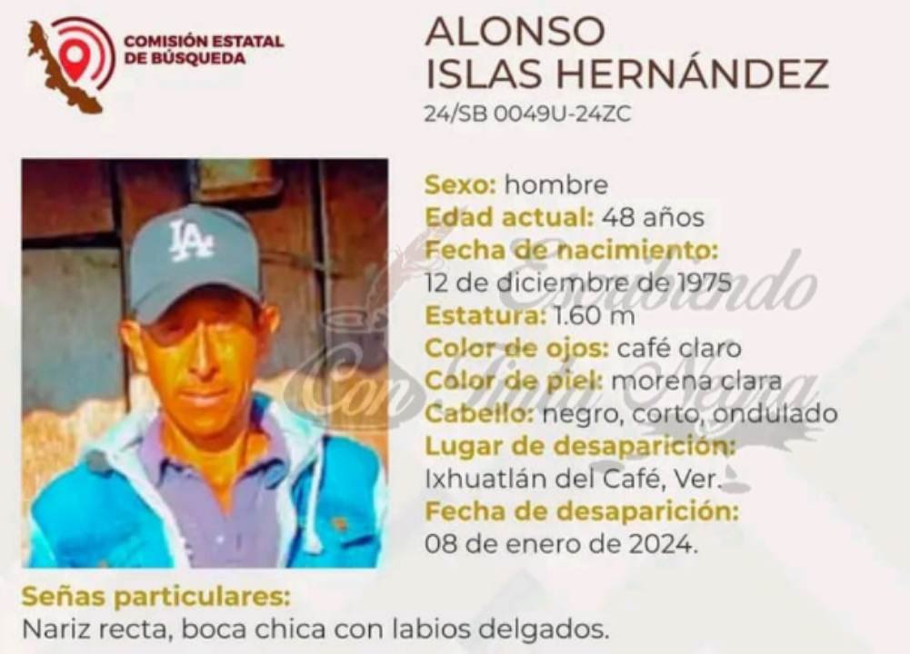 DESAPARECE CAMPESINO DE IXHUATLÁN