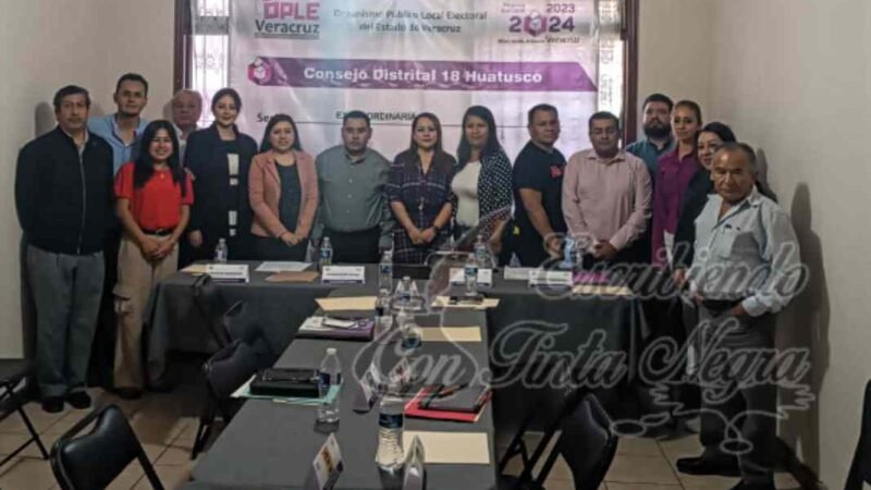 INSTALAN CONSEJO DISTRITAL DEL OPLE EN HUATUSCO