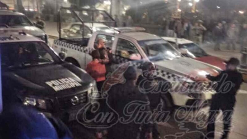 LO BALEA MUJER; FUE DETENIDA POR LA POLICÍA