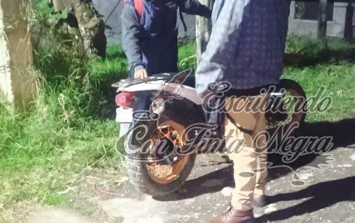 BIKERS RECUPERAN MOTO ROBADA