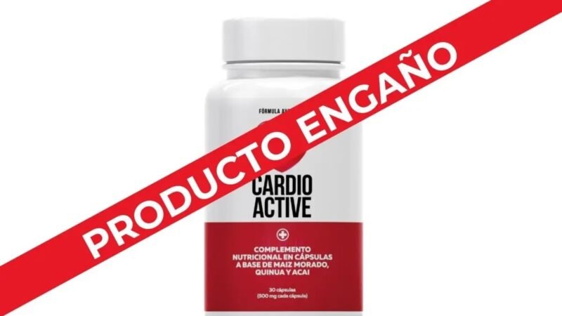 COFEPRIS ALERTA POR PRODUCTO ENGAÑOSO DE CARDIO ACTIVE