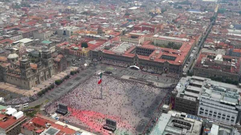 EL ZÓCALO DE LA CIUDAD DE MÉXICO SERÁ EXCLUSIVAMENTE PEATONAL